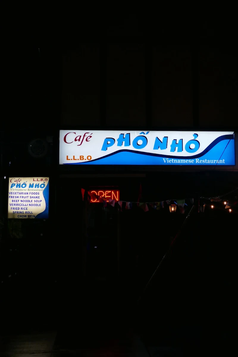 Menu, Cafe Pho Nho