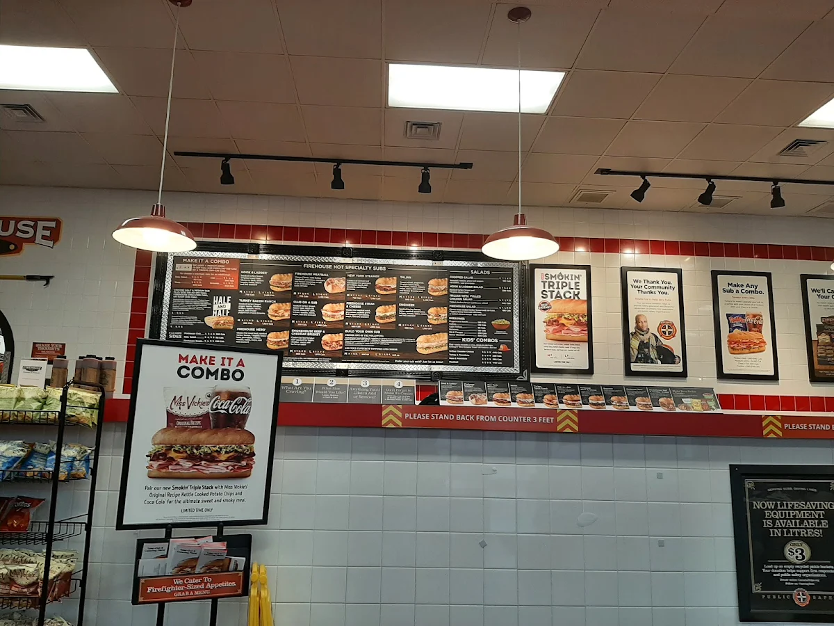 Menu, Firehouse Subs Highbury