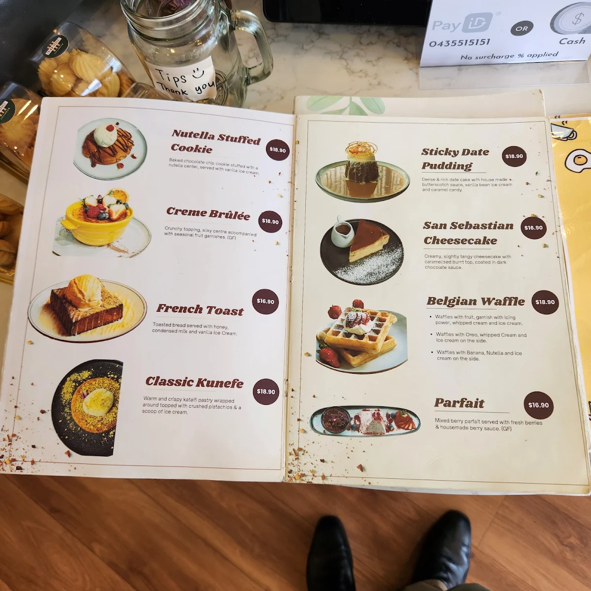 Menu, Third Space Cafetorium