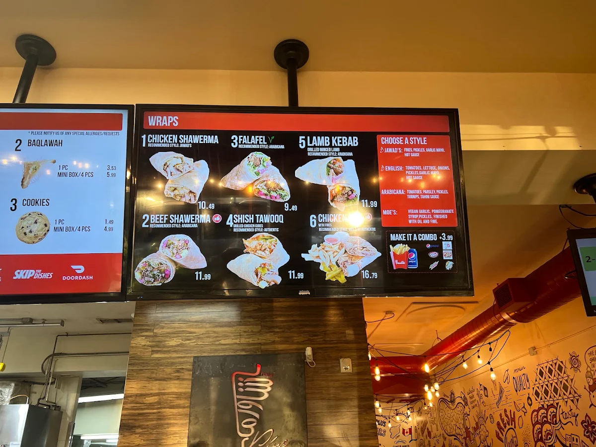 Menu, Shawerma Plus (Shawarma) | We Deliver!