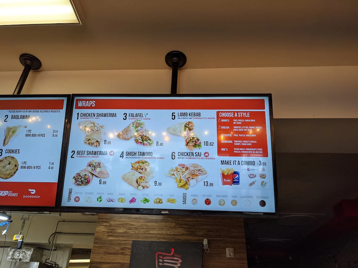 Menu, Shawerma Plus (Shawarma) | We Deliver!