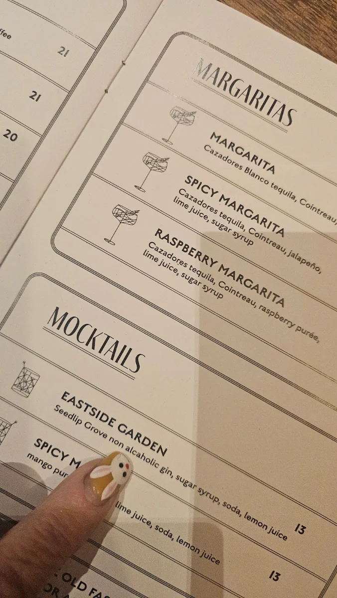 Menu, Hotel Royal Torrensville