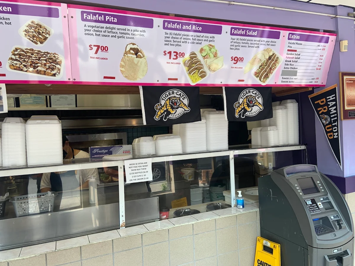 Menu, Lulu's Canadian Style Shawarma
