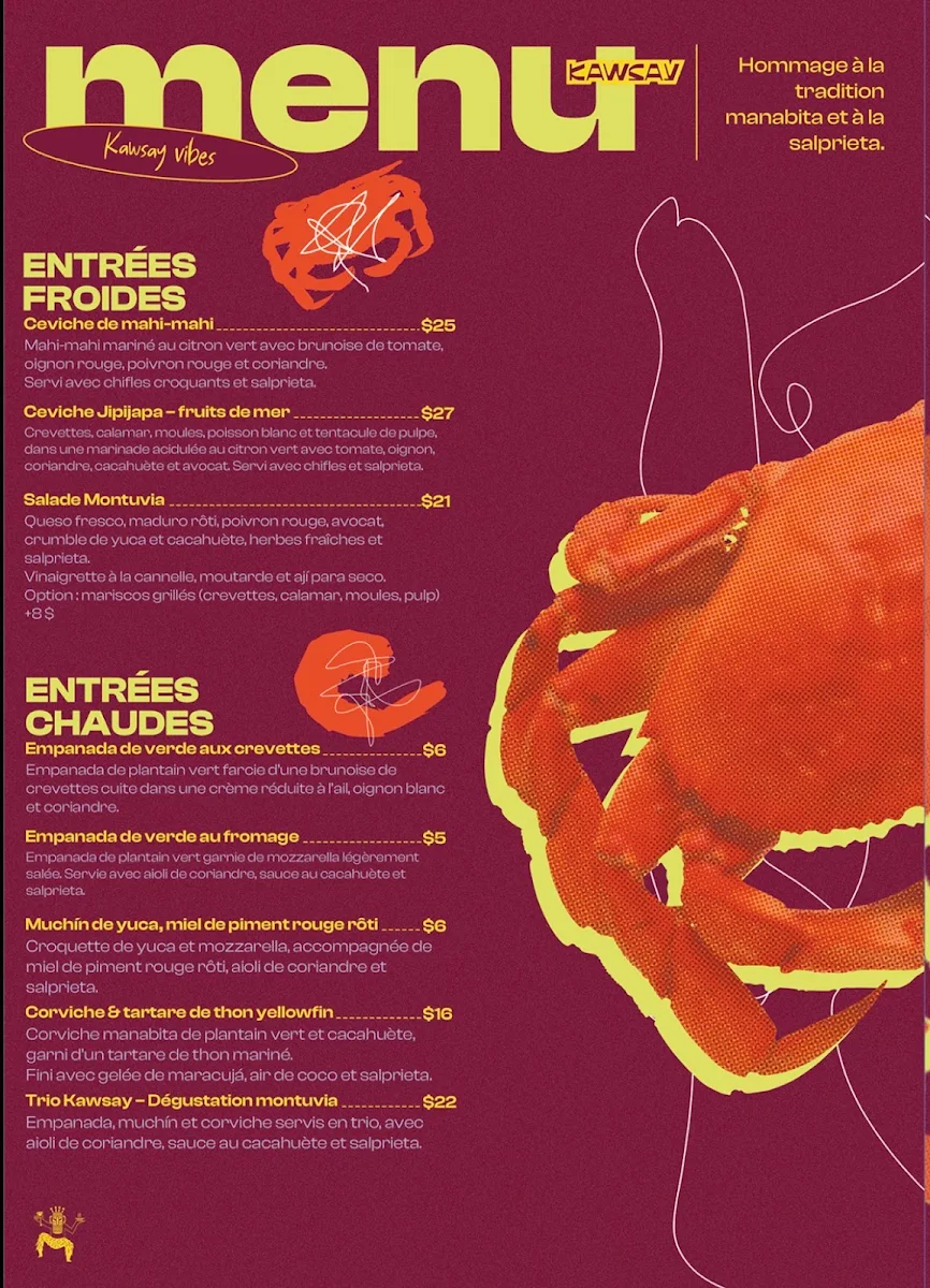 Menu, Kawsay