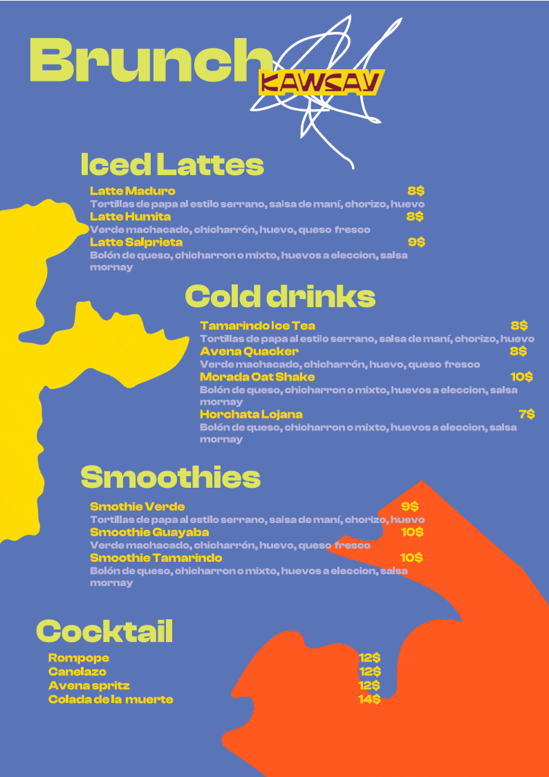 Menu, Kawsay