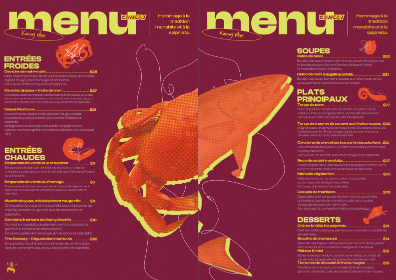 Menu, Kawsay