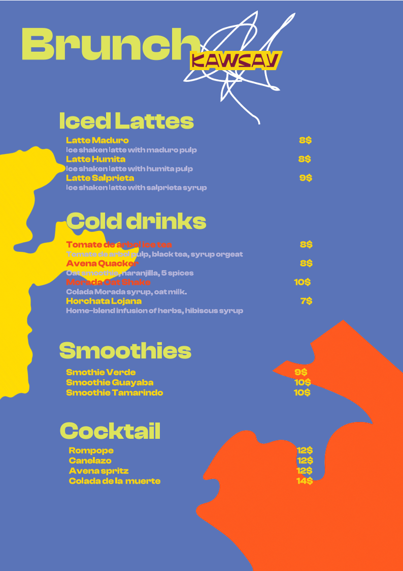 Menu, Kawsay
