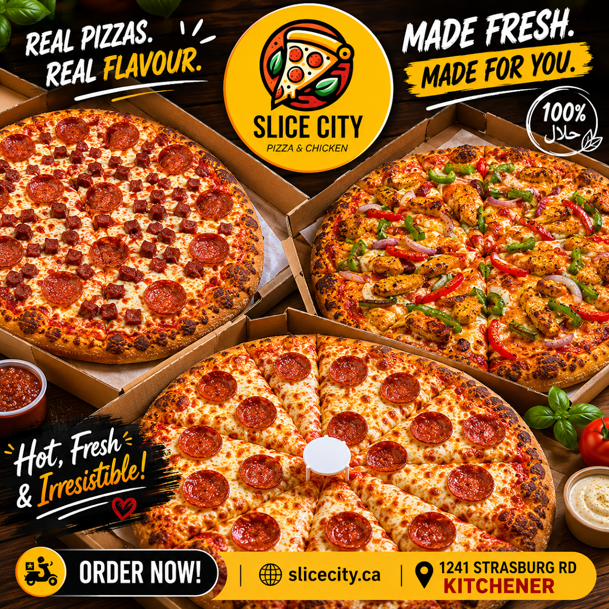 Food & drink, Slice City Pizza & Chicken