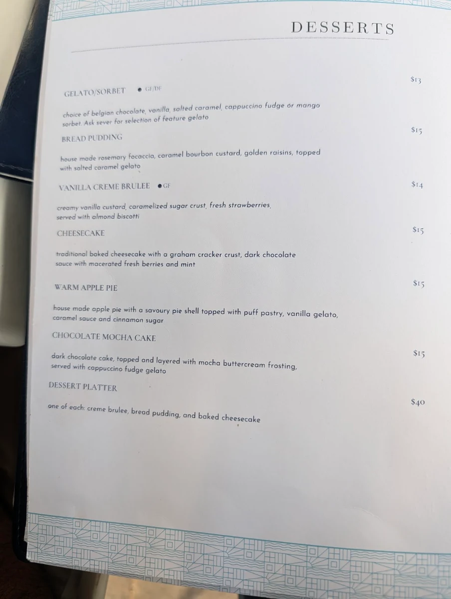 Menu, PORT