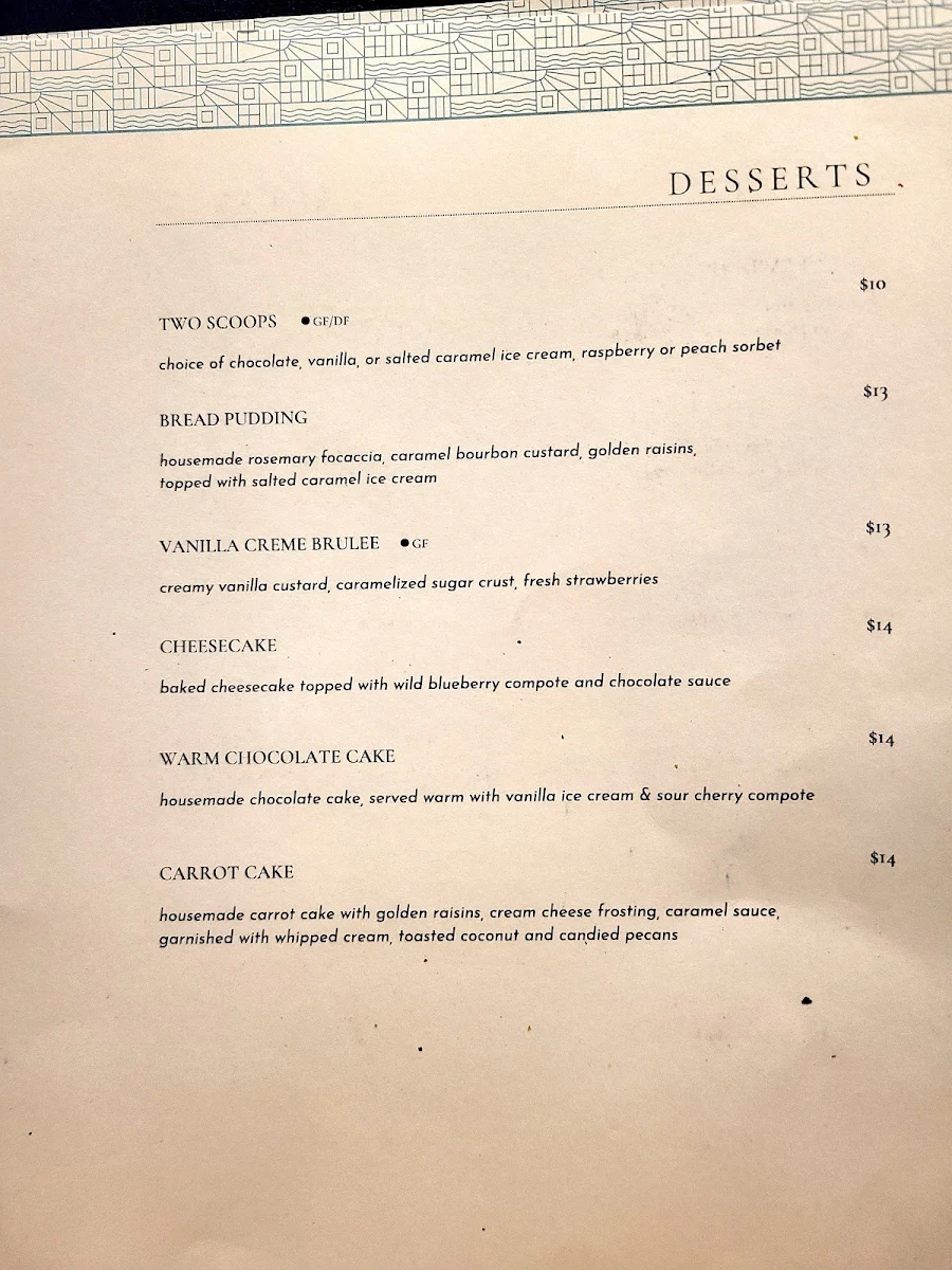 Menu, PORT