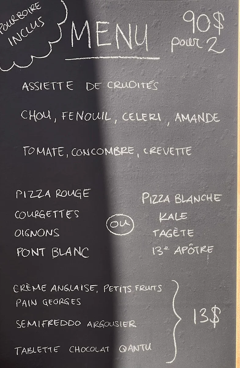 Menu, Parcelles