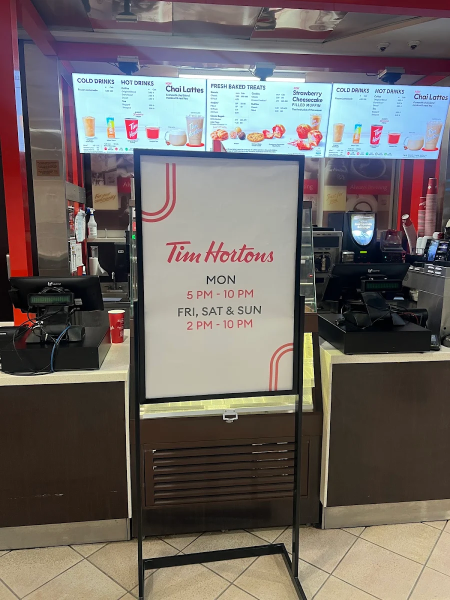 Menu, Tim Hortons