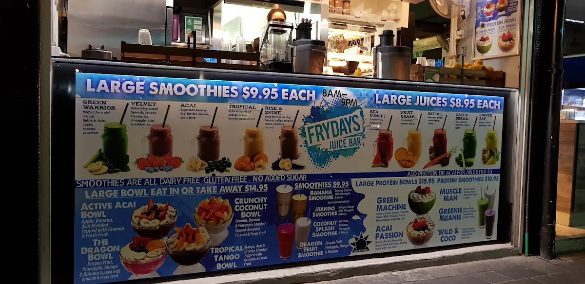 Menu, Crave Cairns