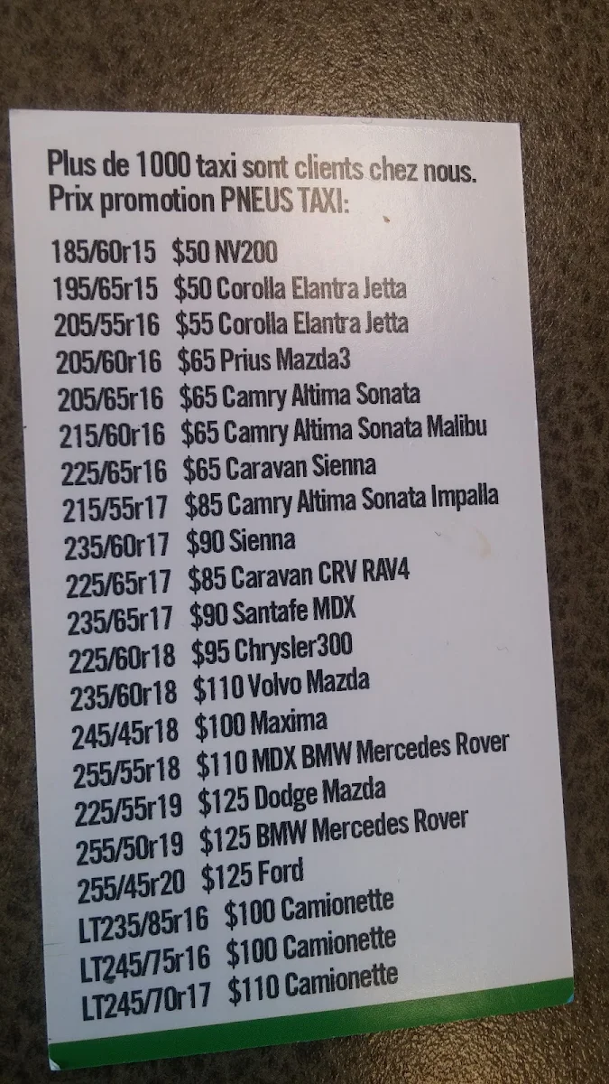 Menu, Tim Hortons
