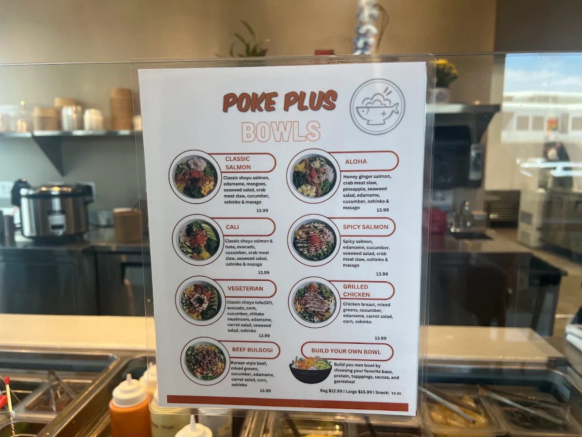 Menu, Poke Plus, highway 7