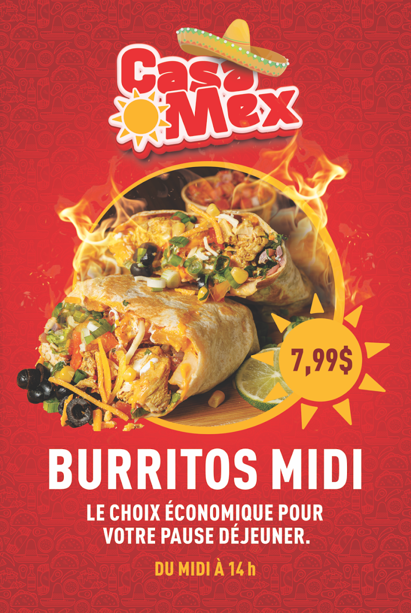 Menu, Casa Mex