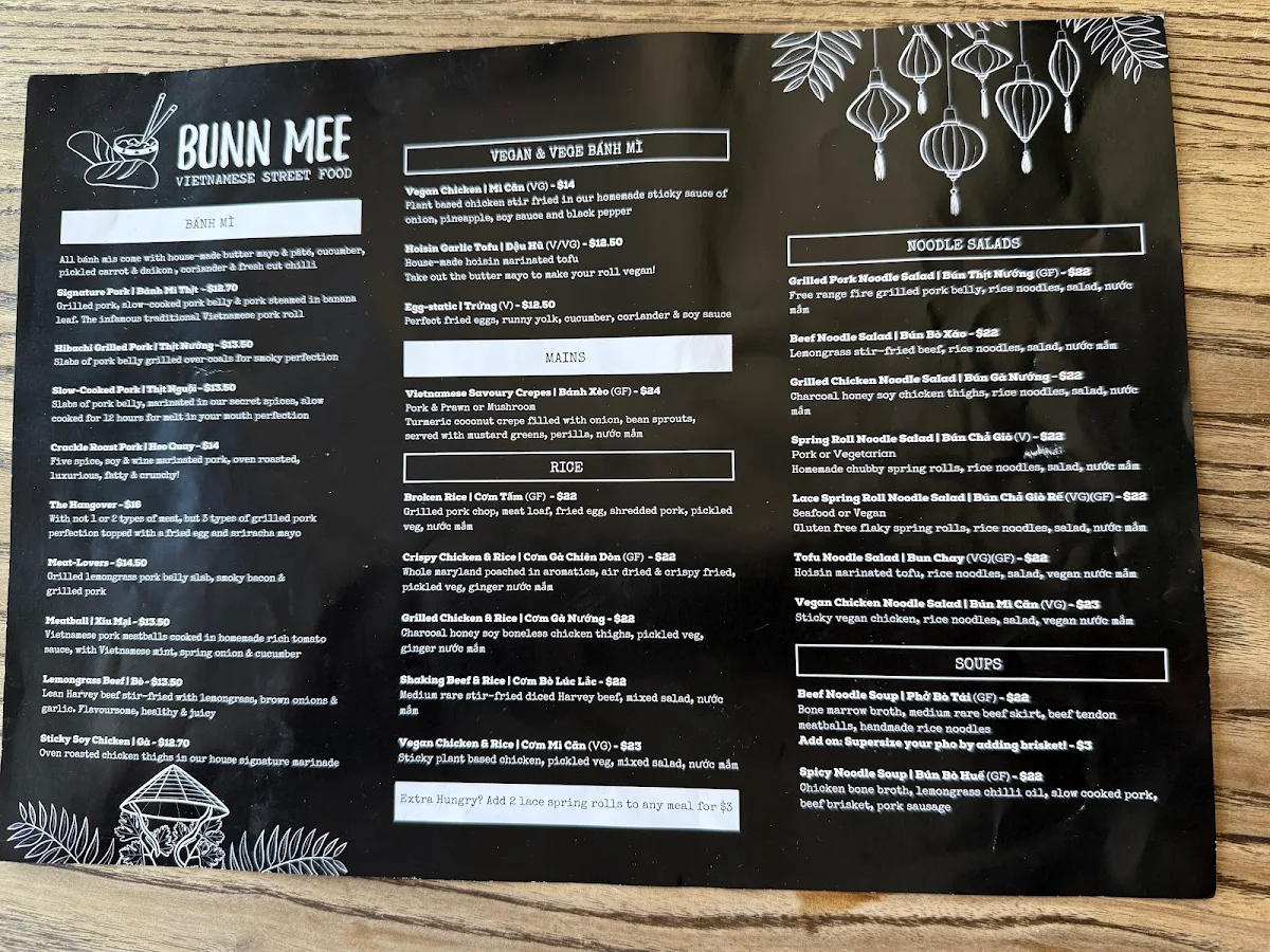 Menu photo 1