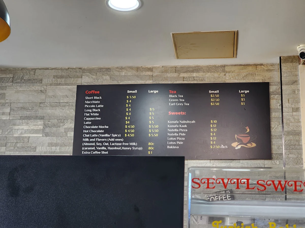 Menu, Yummy Manoush