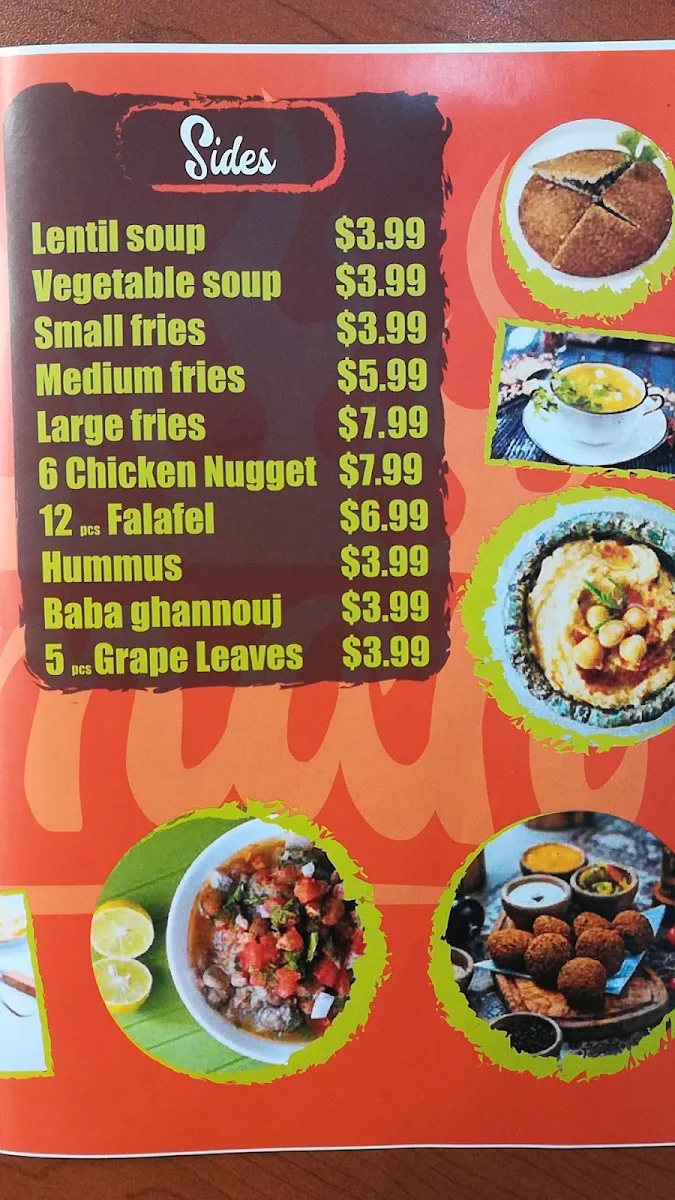 Menu, Karraman Restaurant