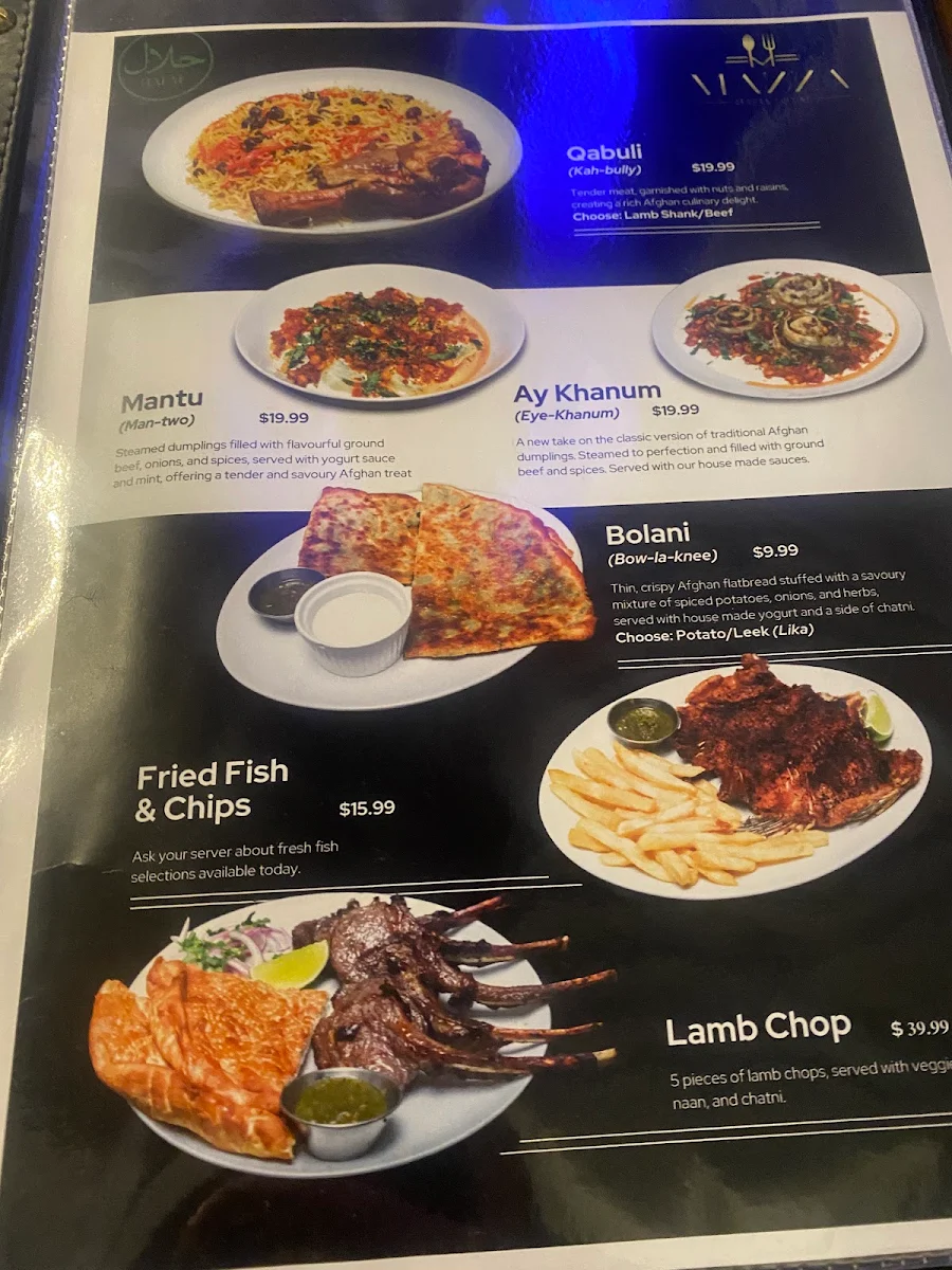Menu, Mazza