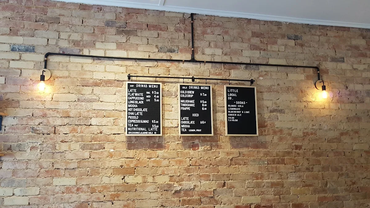 Menu, Little Local Co