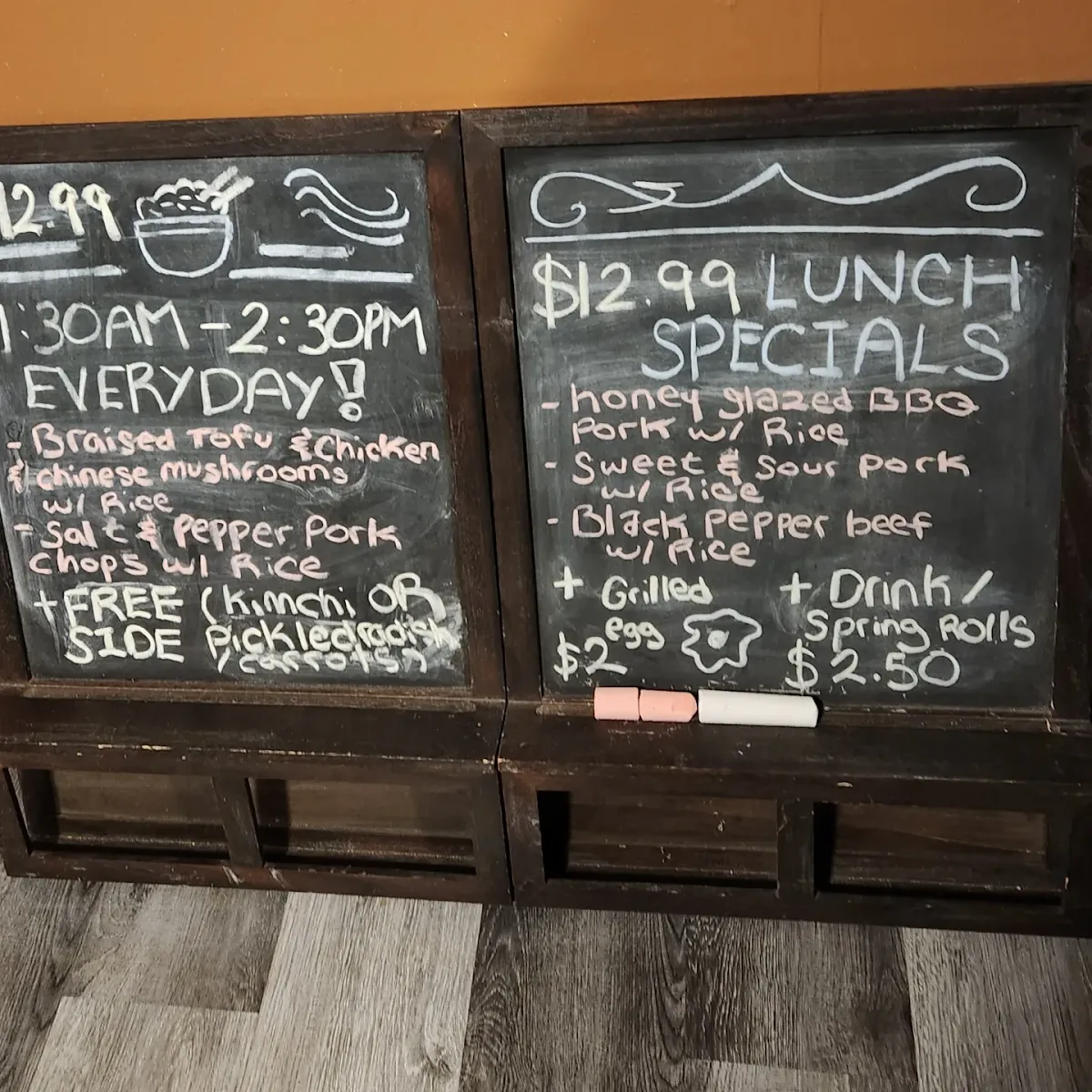 Menu, Spirit Bistro 豐味
