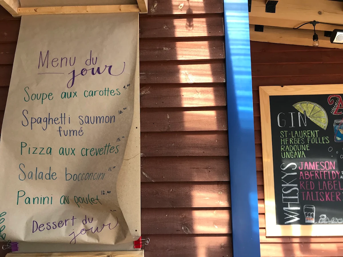 Menu, Valmont Plein Air