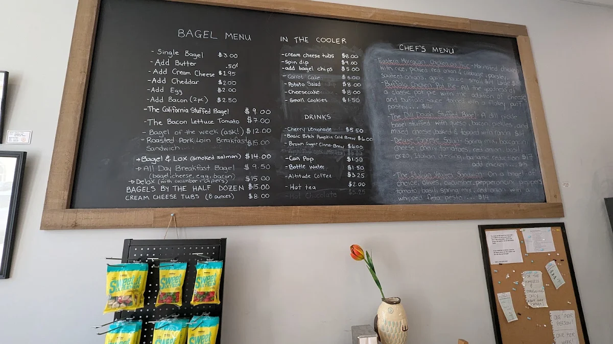 Menu, From Scratch Cafe Bistro
