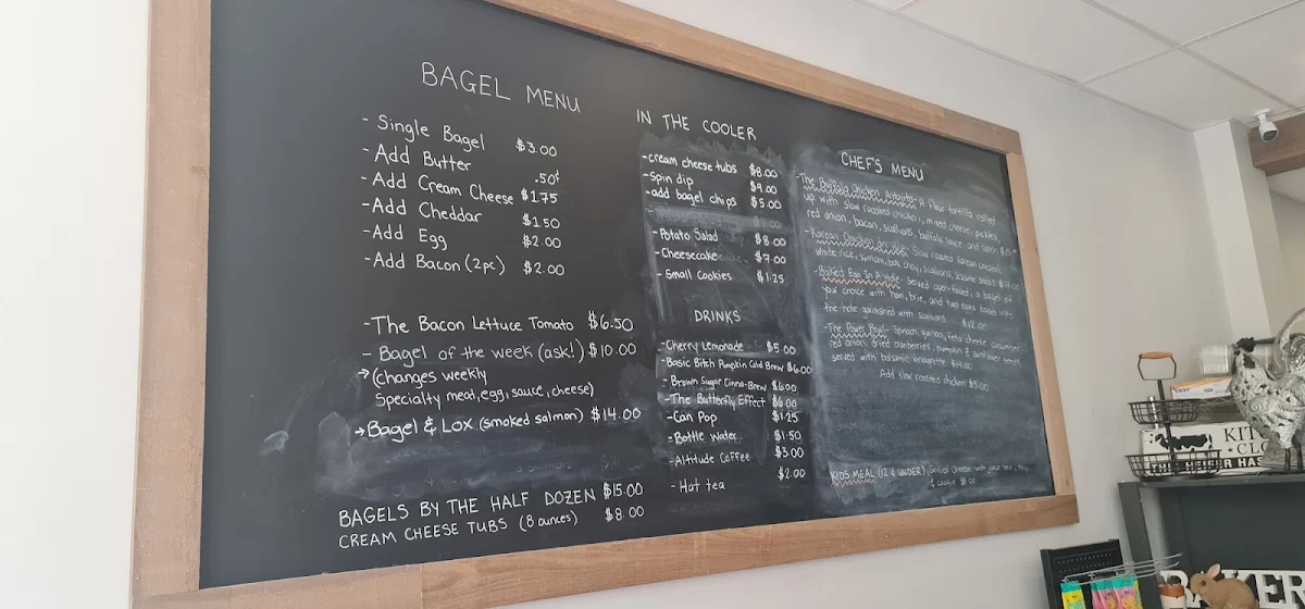 Menu, From Scratch Cafe Bistro