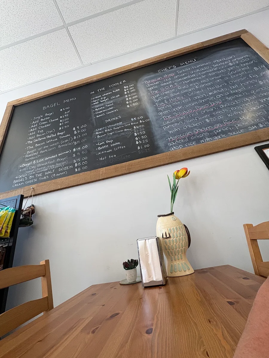 Menu, From Scratch Cafe Bistro