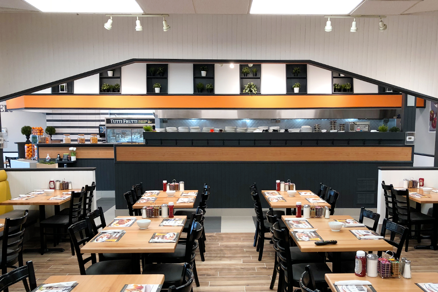 Vibe, Tutti Frutti déjeuner et diner