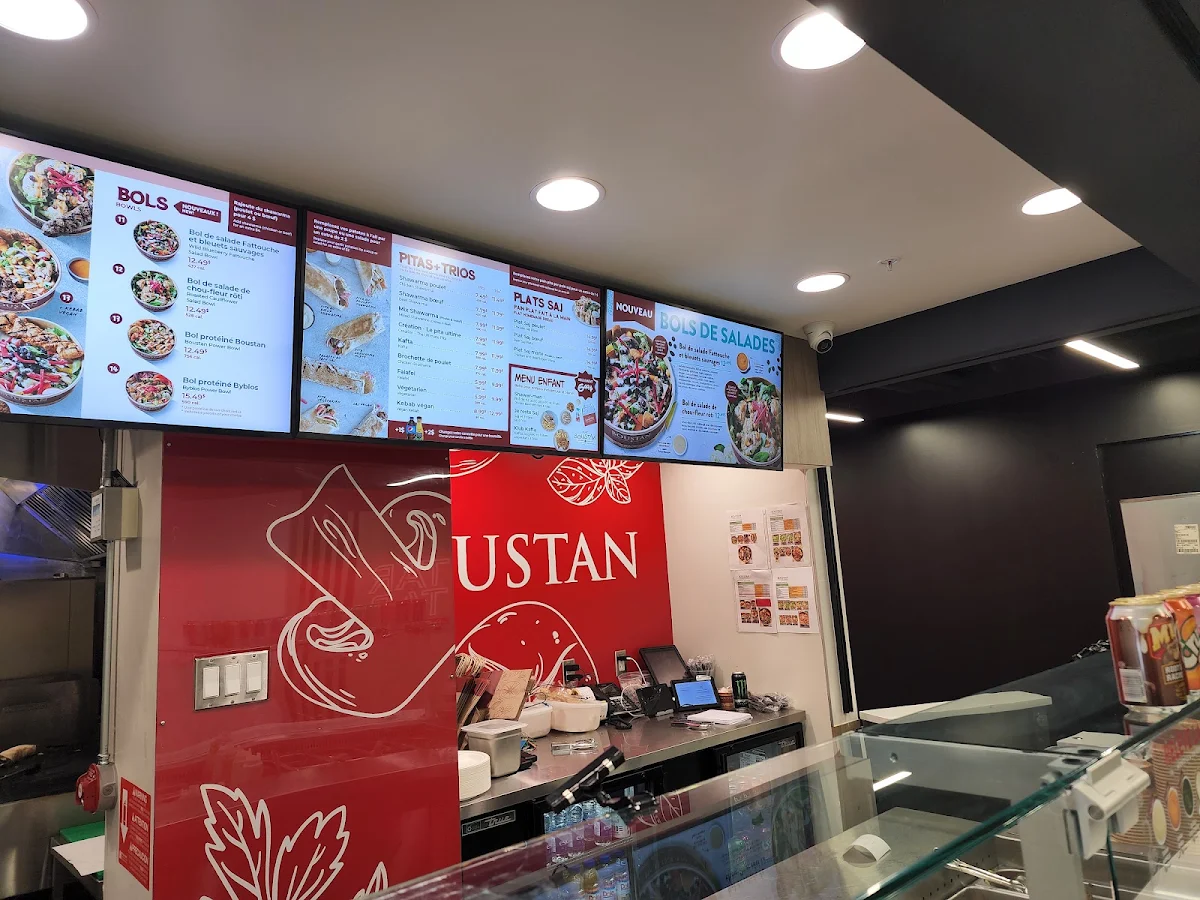 Menu, Restaurant Boustan