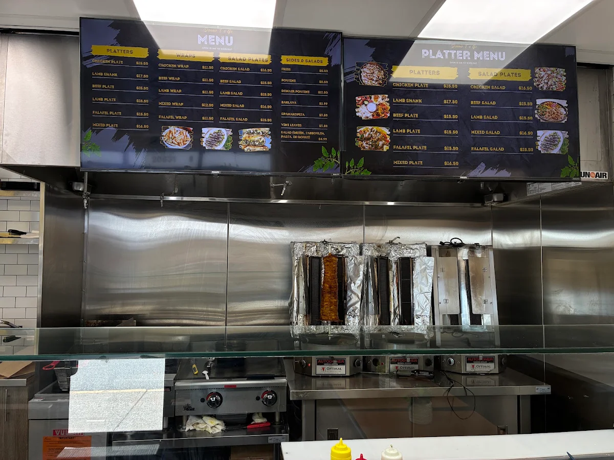 Menu, Donair Togo