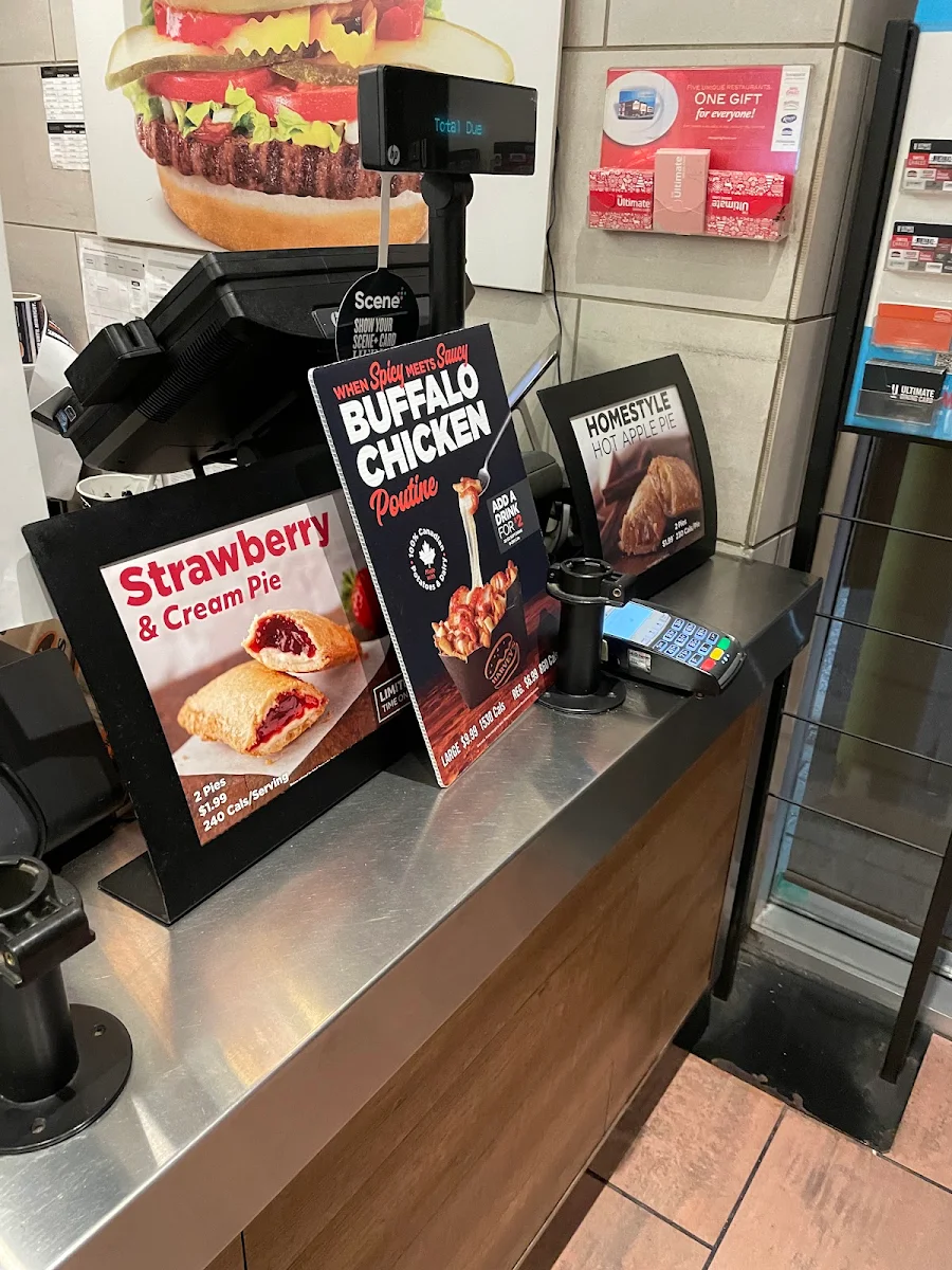 Menu, Harvey's