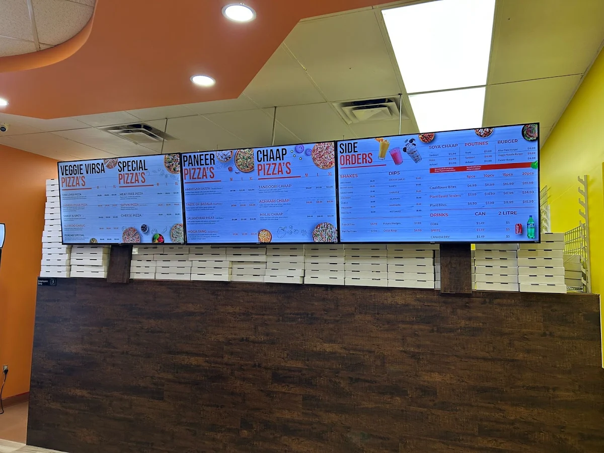 Menu, Panjab Pizza - Pure Vegetarian ( Coral Springs )