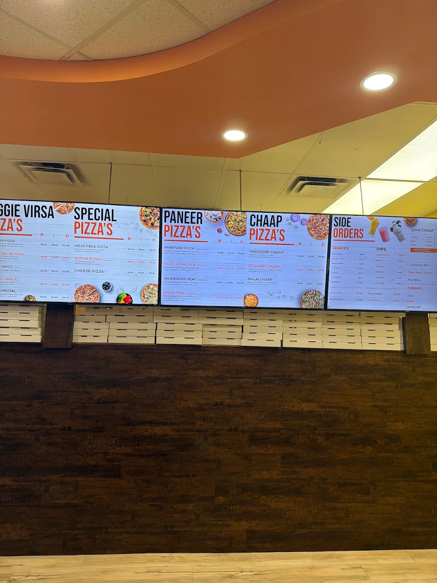 Menu, Panjab Pizza - Pure Vegetarian ( Coral Springs )