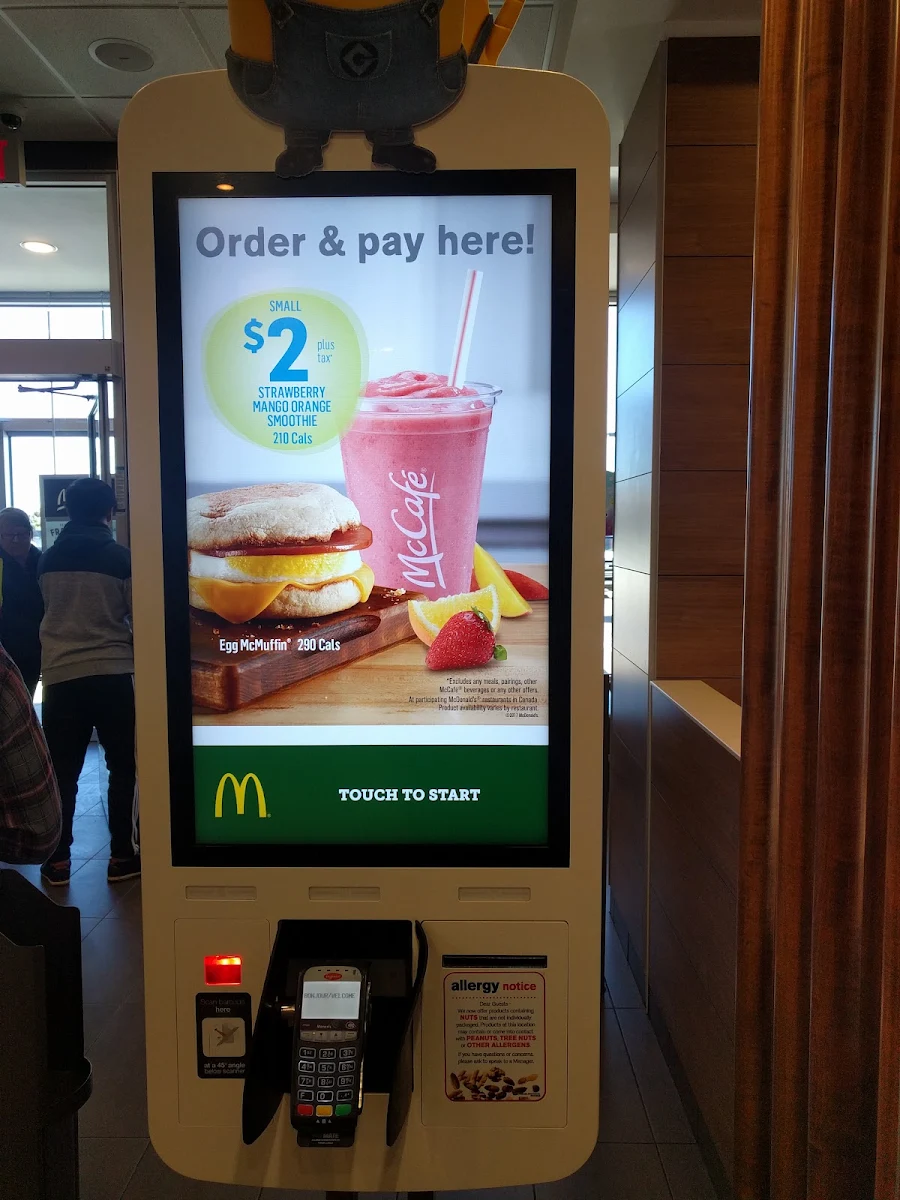 Menu, McDonald's