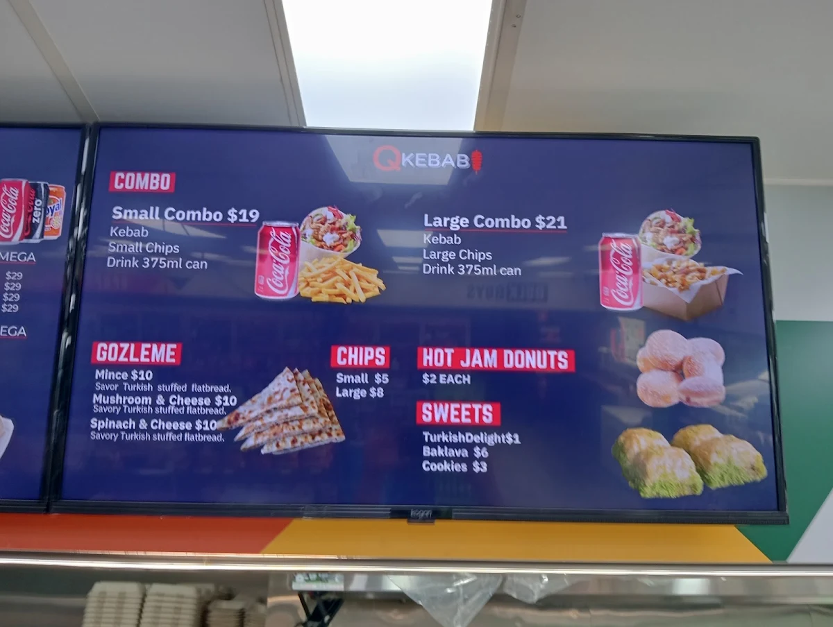 Menu, Q Kebab
