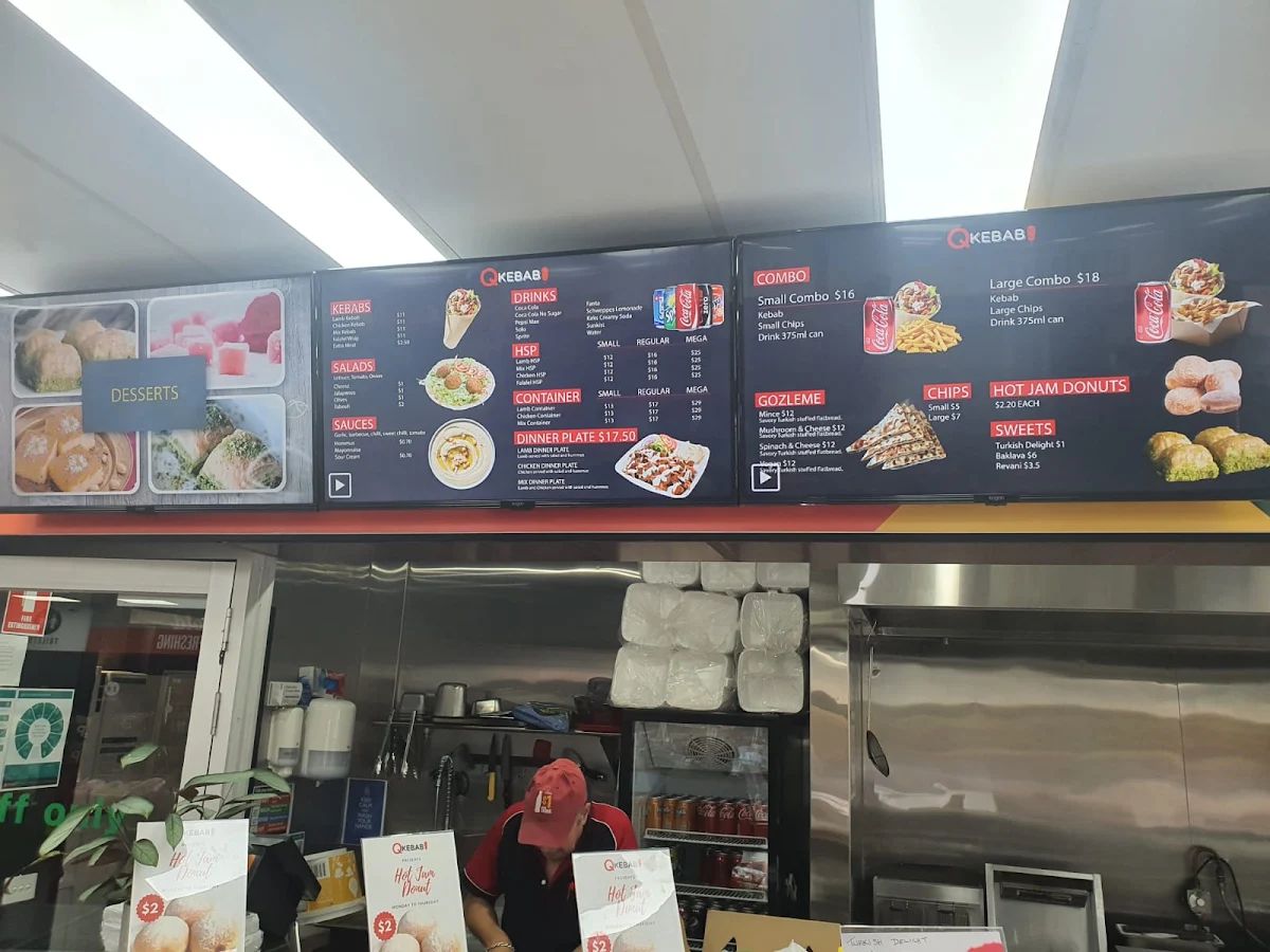Menu, Q Kebab