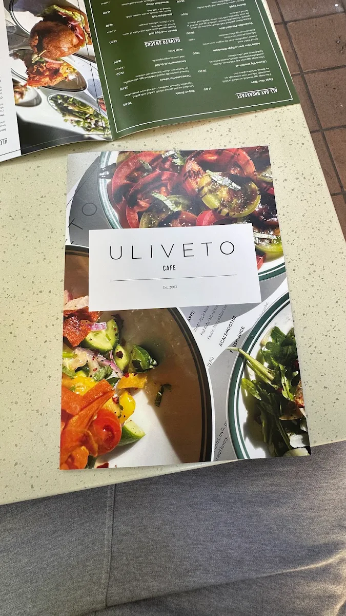 Menu, Uliveto