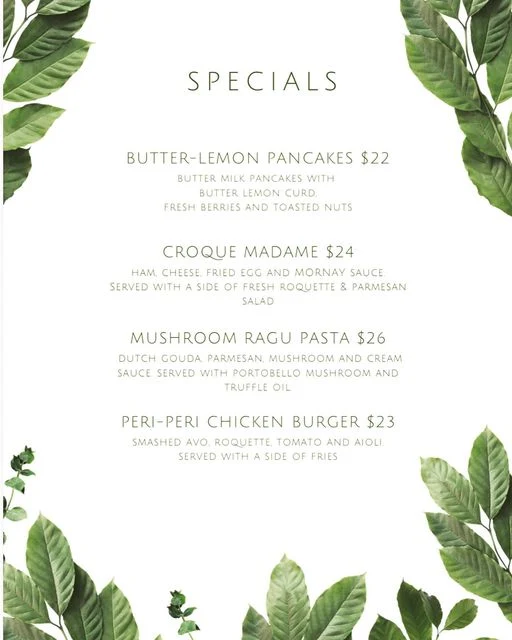 Menu, Uliveto