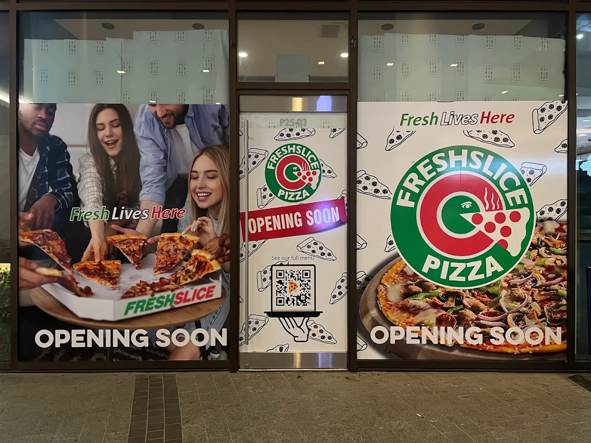 Menu, Freshslice Pizza
