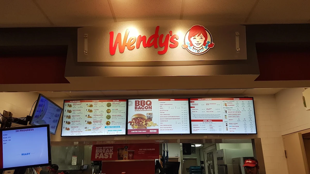 Menu, Wendy's