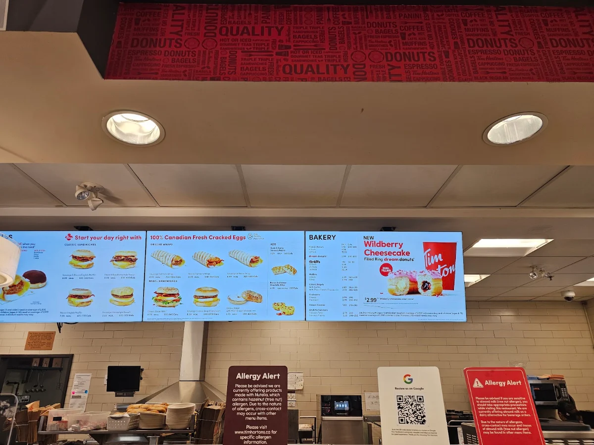 Menu, Wendy's