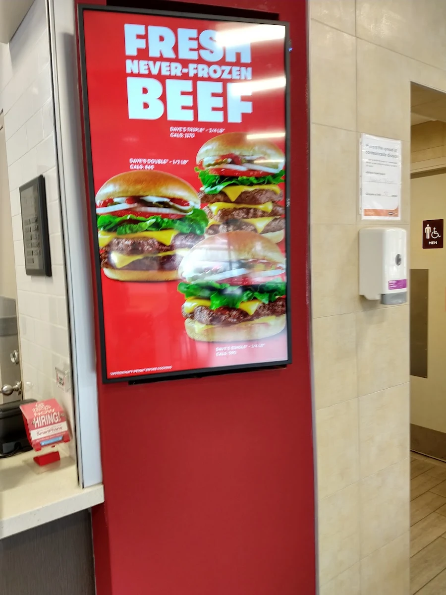 Menu, Wendy's