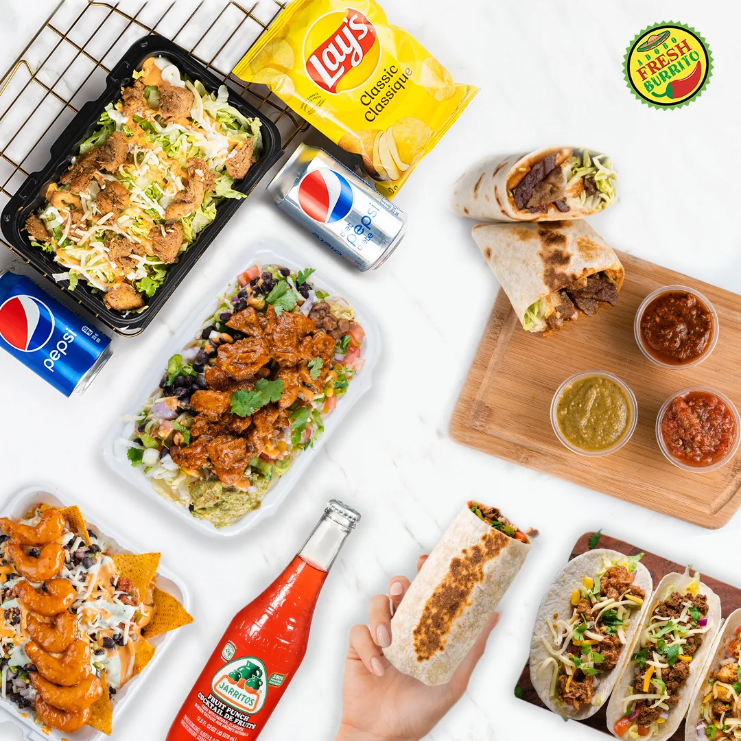 Menu, Fresh Burrito