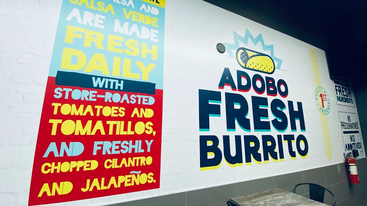Menu, Fresh Burrito