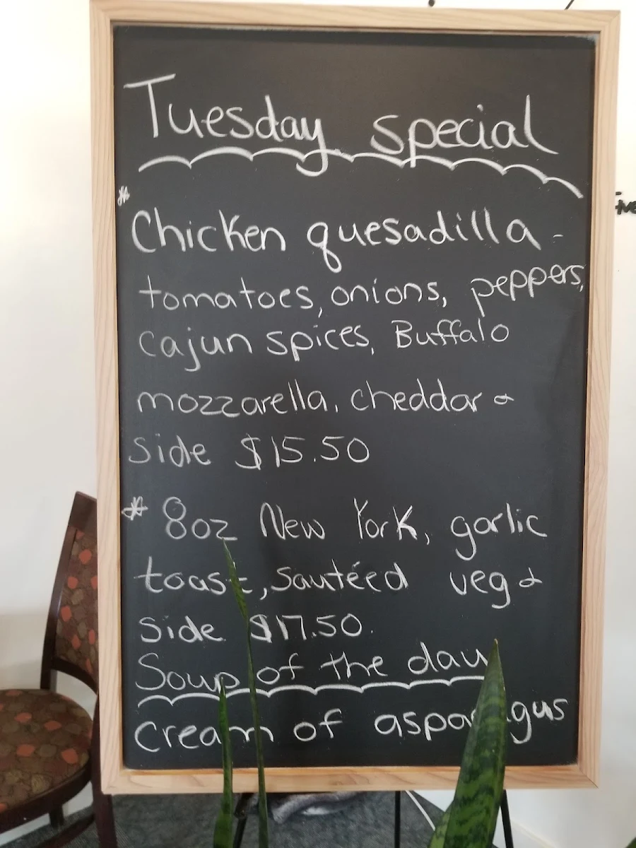 Menu, Back Home Restaurant & Catering