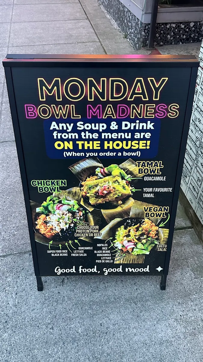 Menu, Tamaly Shop