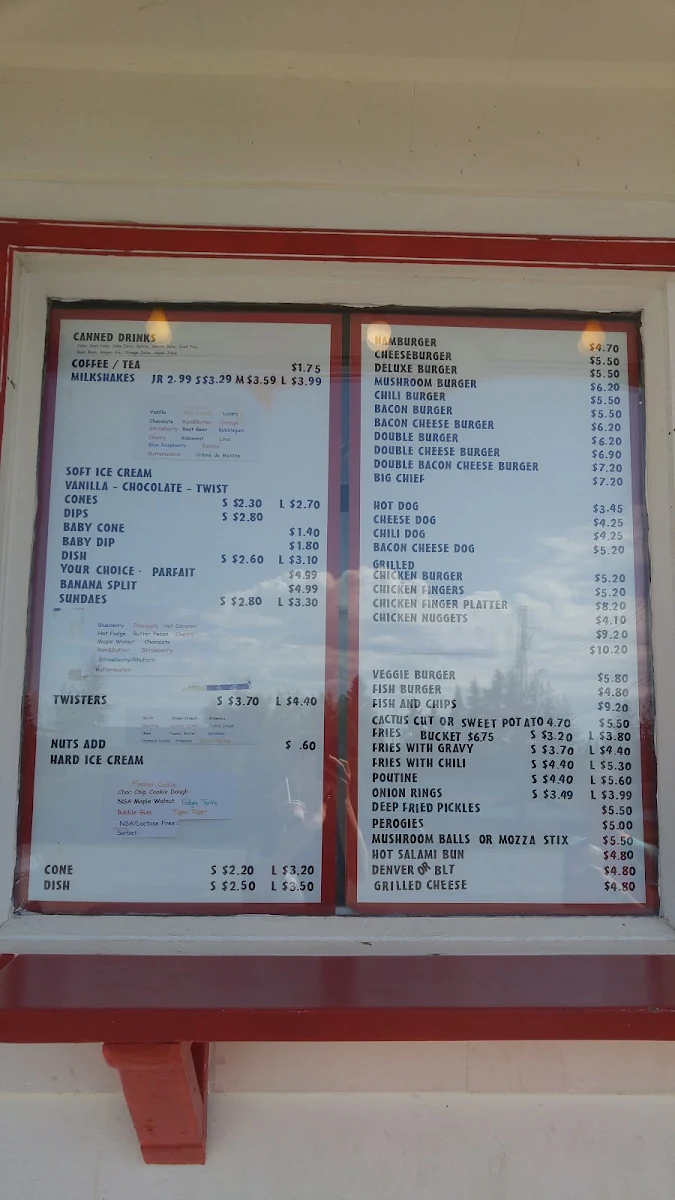 Menu, Dari Isle Drive-In